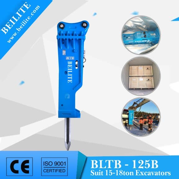 BLTB_125B Silenced Hydraulic Hammer for 15_18 Ton Excavator